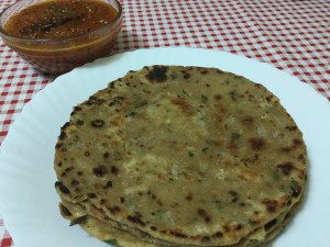 onion paratha