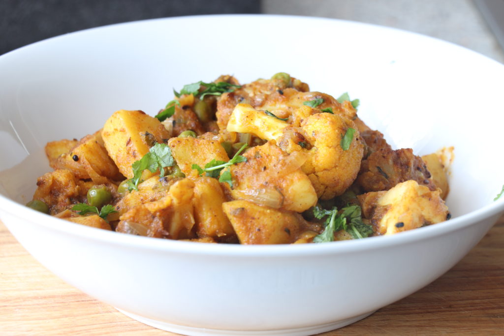 Aloo gobhi sabji (potato-cauliflower) - Subham's Kitchen